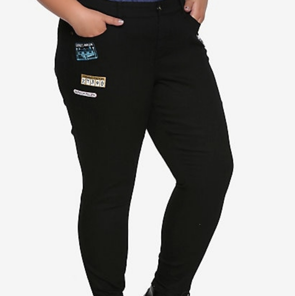 NWT Harry Potter patch skinny jeans